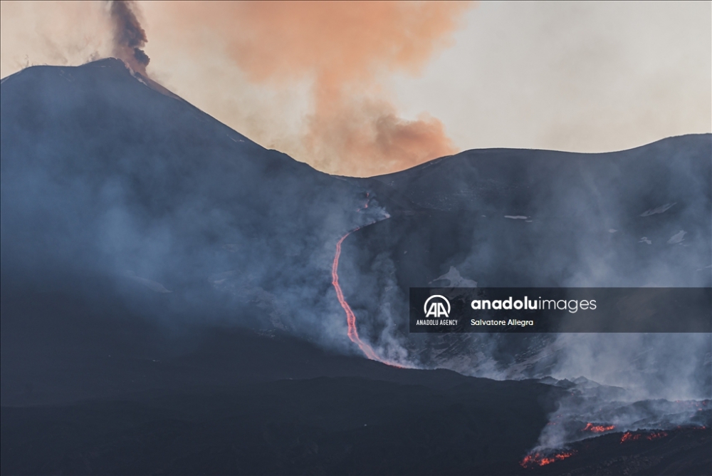 Volcano Etna Eruption 1