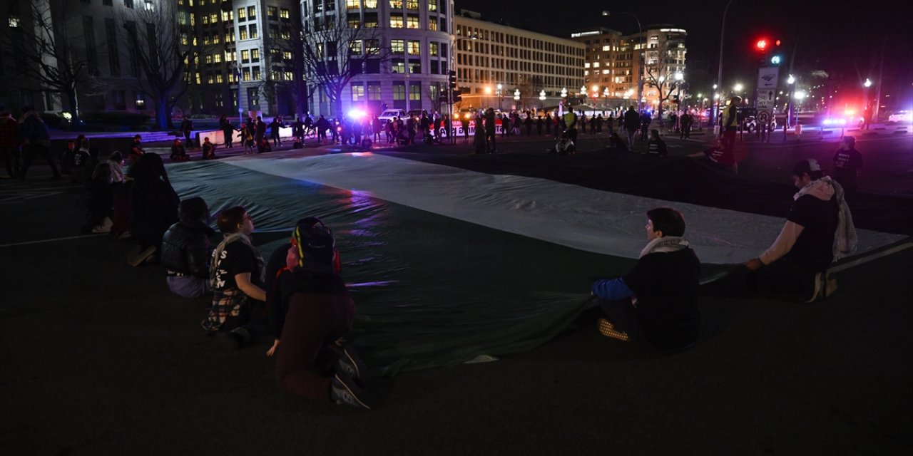 Pro-Palestine activists block key roadway as Biden prepares for State of the Union