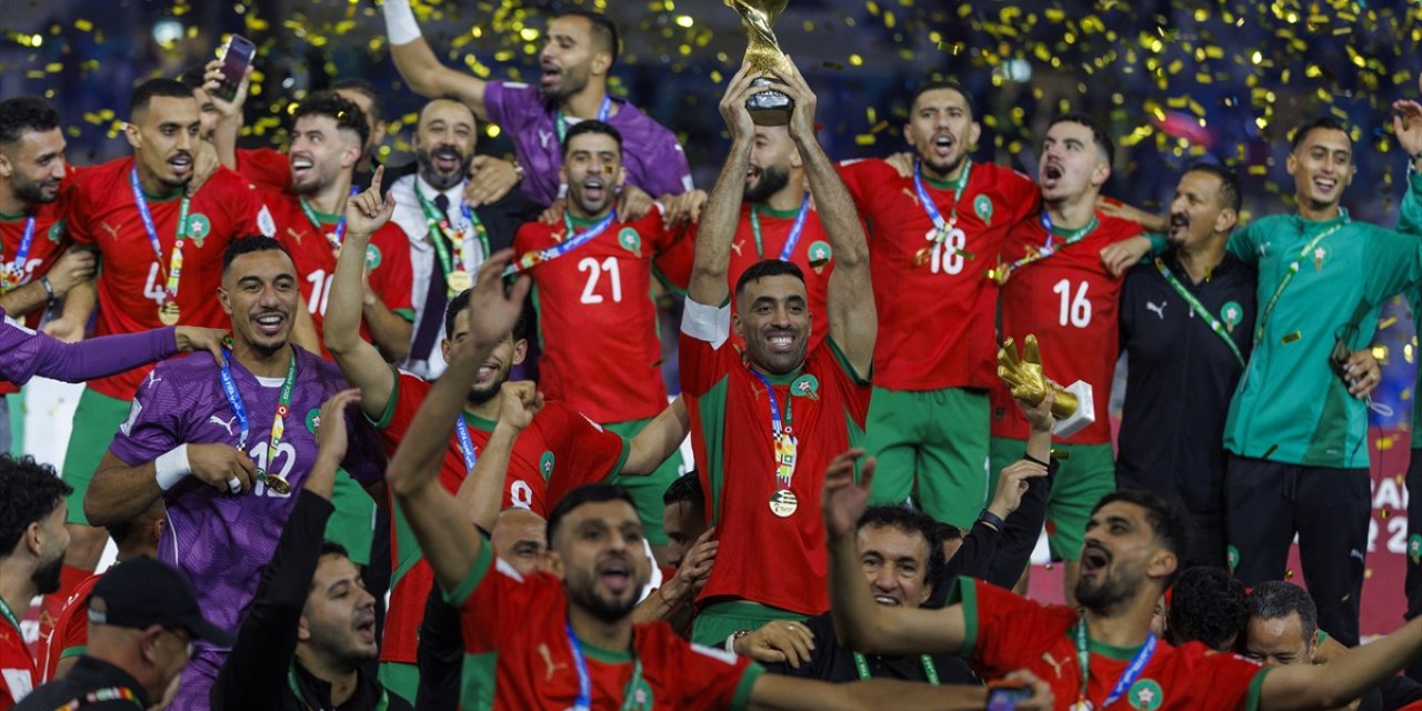 Morocco celebrates FIFA Arab Cup after hard-fought victory over Jordan