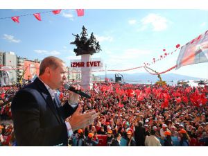 With 1 week until referendum, Erdogan stumps in Izmir