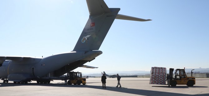 Turkish military plane with COVID-19 aid lands in US