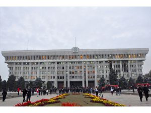 UPDATE 2 - Protests erupt in Kyrgyzstan over parliamentary polls