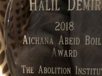 Halil Demir received the Aichana Abeid Boilil award