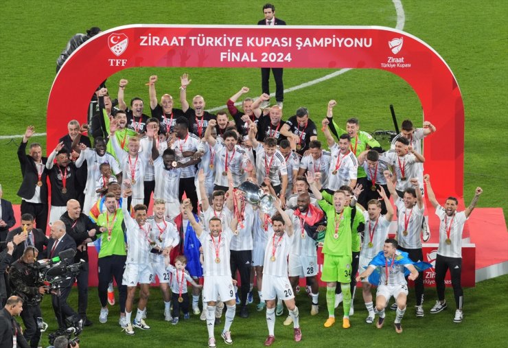 Besiktas win 2024 Turkish Cup after beating Trabzonspor in 5-goal thriller