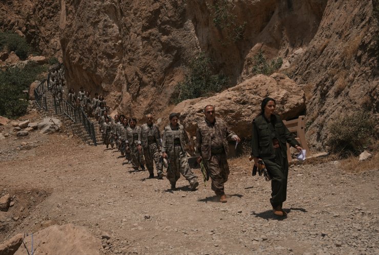 First group of PKK terrorists destroys their weapons in northern Iraq