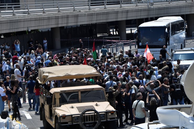 Lebanese activist Georges Abdallah returns to Beirut after 41 years in French prison