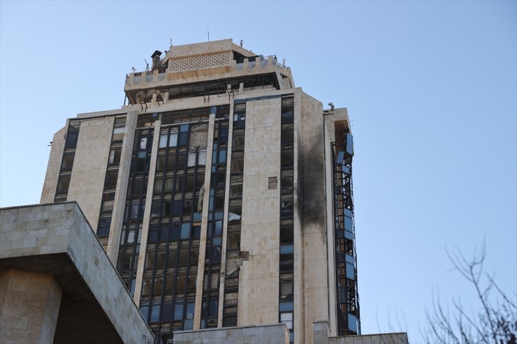 SDF drone targets Syria's Aleppo governorate building